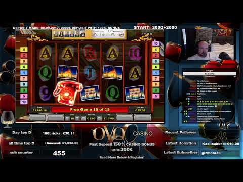 Super Big Win From Il Commisario Slot!!