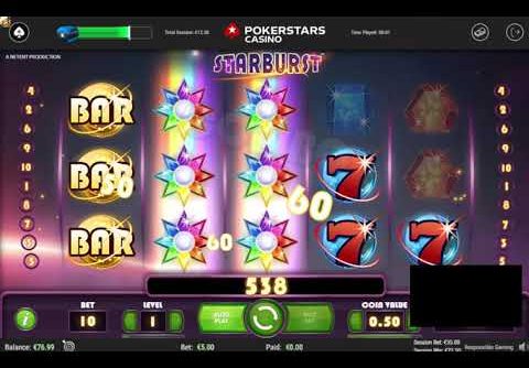 StarBurst Slot PokerStars Super Mega Win in 2 Min