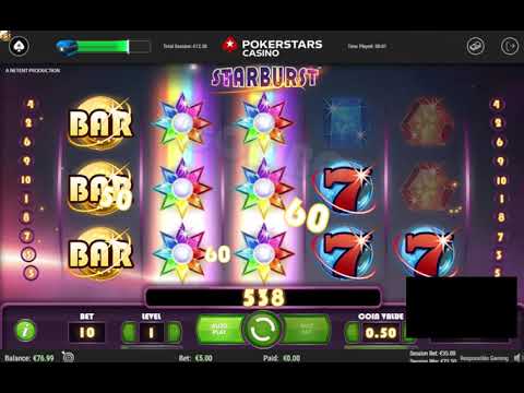 StarBurst Slot PokerStars Super Mega Win in 2 Min