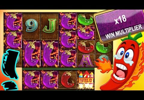 EXTRA CHILLI SLOT BIG WIN!! I COLLECTED 24 SPINS TWO TIMES AND LOOK HOW MUCH IT PAYED!! BONUS BUYS!!
