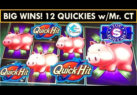 A DOZEN WINNING QUICKIES w/ Mr. CT! WAGER SAVER WIN! SLOT MACHINE BIG WINS!