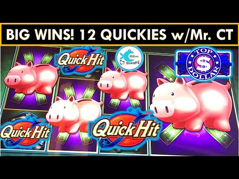 A DOZEN WINNING QUICKIES w/ Mr. CT! WAGER SAVER WIN! SLOT MACHINE BIG WINS!