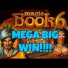 MEGA SLOT WIN ON MAGIC BOOK 6!! (from bonus comp)