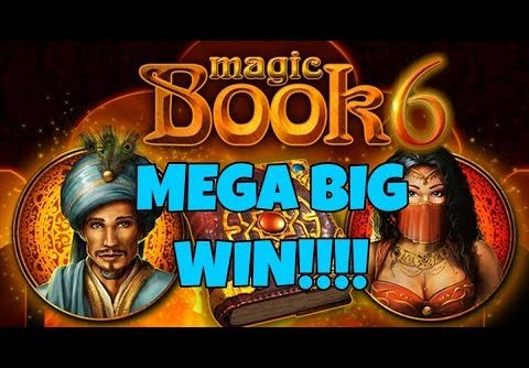 MEGA SLOT WIN ON MAGIC BOOK 6!! (from bonus comp)