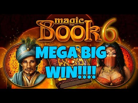 MEGA SLOT WIN ON MAGIC BOOK 6!! (from bonus comp)