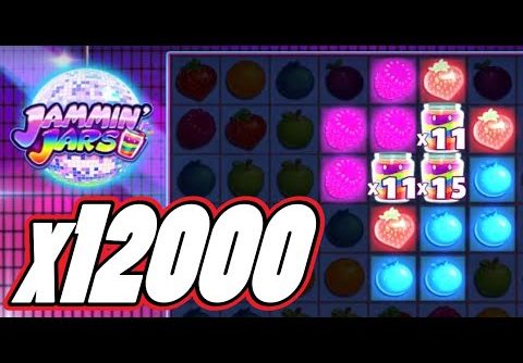 Record win x12000 on Jammin Jars slot