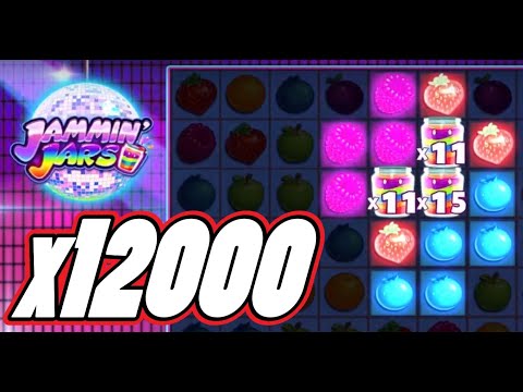 Record win x12000 on Jammin Jars slot