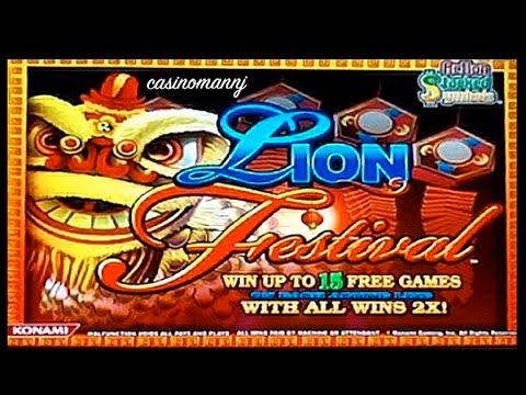 Lion Festival Slot – MAX BET! – BIG WIN – Slot Machine Bonus