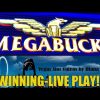 MEGABUCKS SLOT MACHINE-WINNING!-LIVE PLAY