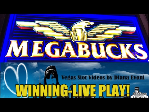 MEGABUCKS SLOT MACHINE-WINNING!-LIVE PLAY
