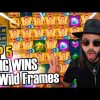 Huge wins  in new slot Wild Frames – Top 5 Big wins in casino slot