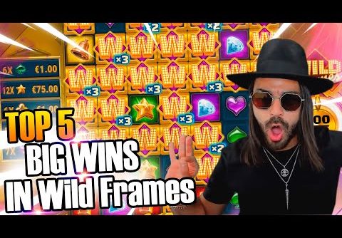 Huge wins  in new slot Wild Frames – Top 5 Big wins in casino slot