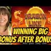 BIG WIN SESSION ON DRAGON LINK SLOT MACHINE-POKIES