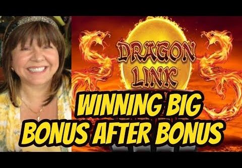 BIG WIN SESSION ON DRAGON LINK SLOT MACHINE-POKIES