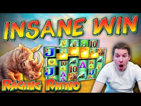 INSANE WIN on Raging Rhino Megaways Slot – 60p Bet