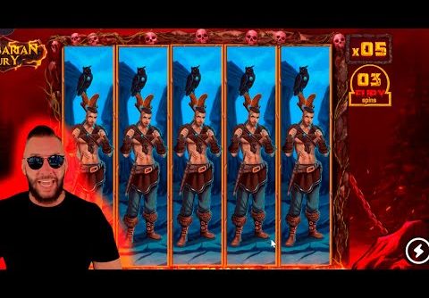 CRAZY MEGA EPIC WIN on Barbarian Fury Slot (Nolimit) – Casino Slots Big Wins