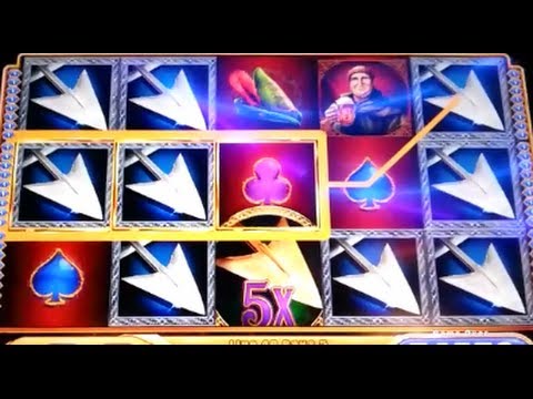HUGE MEGA BIG WIN! Rohin Hood Line Hit WMS Slot Machine
