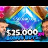 $25,000 GEMS BONANZA BONUS BUYS | $100,000+ BIG WIN!  | Online Slots