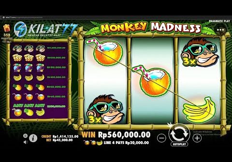 MEGA WIN, BALIK MODAL DAN LEBIH!!! – MONKEY’S MADNESS PRAGMATIC PLAY