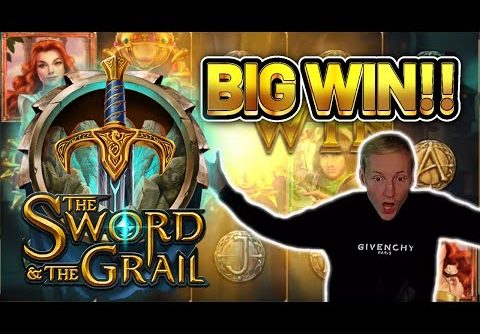 BIG WIN! SWORD AND THE GRAIL BIG WIN –  Casino Slots from Casinodaddy LIVE STREAM