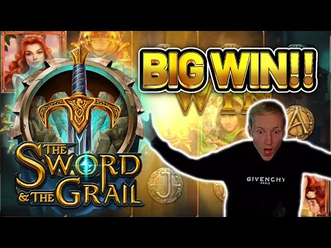 BIG WIN! SWORD AND THE GRAIL BIG WIN –  Casino Slots from Casinodaddy LIVE STREAM