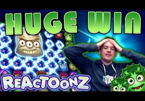 BIG WIN on Reactoonz Slot – £20 Bet!