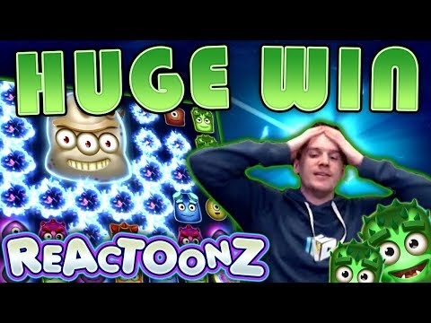 BIG WIN on Reactoonz Slot – £20 Bet!