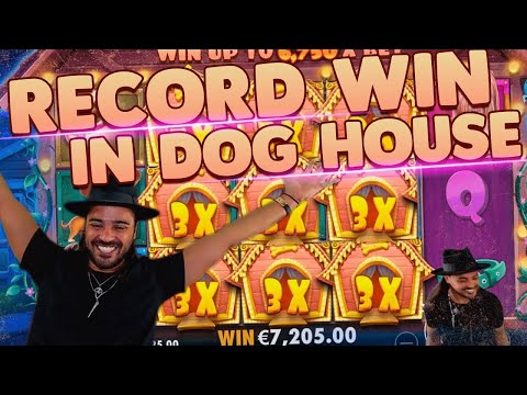 ROSHTEIN Top 3 Record Wins on The Dog House slot