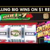 BIG WINS MAX BETTING $1 REEL SLOT MACHINES – Roll a 7, Pinball, Diamond Jackpots