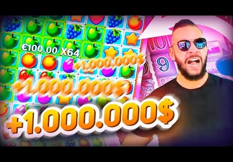 Streamer RECORD win on Fruit Party – Top 5 Big wins in casino slot