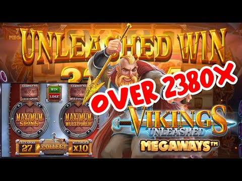 CRAZY BIG WIN ON VIKINGS UNLEASHED MEGAWAYS SLOT – MAX MAX AND IT GOES OFF!!!