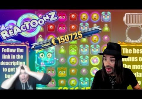 TOP 5 BIGGEST WINS ON REACTOONZ SLOT OF ALL TIME