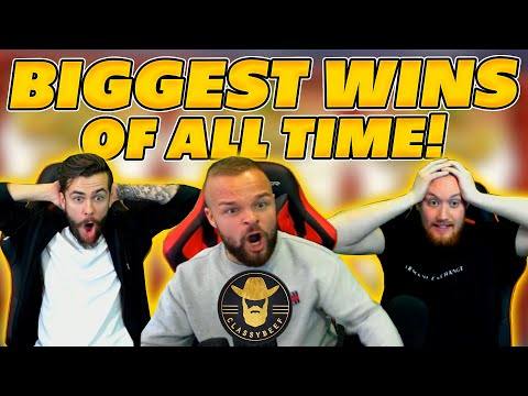 BIGGEST WINS OF ALL TIME! BIG ONLINE SLOT WIN COMPILATION!