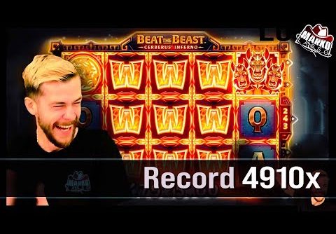 BREAKING RECORDS! ♥ Insane 4910x WIN! ! ♥ Beat the Beast ♥ Big Slot Wins (Feb 2021) ♥