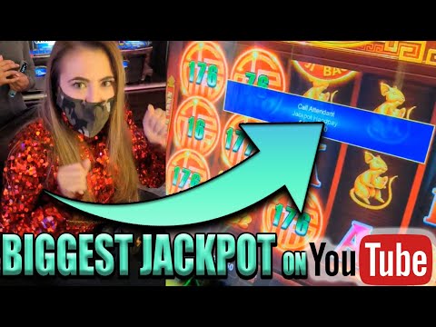 RECORD SMASHED! BIGGEST JACKPOT on YouTube For PRANCING PIGS SLOT MACHINE in VEGAS
