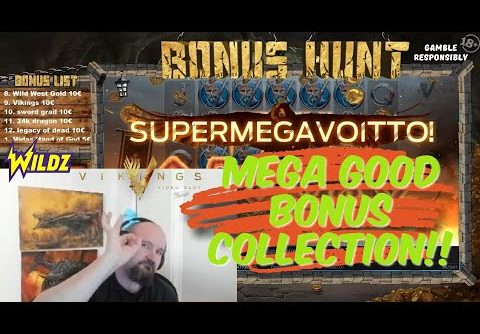 12 Slot Bonuses!! Mega Good Bonus Collection Including Sick Win!!