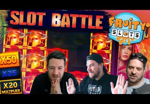 LATEST FRUITY SLOT BATTLE feat. NEW slots with MEGA WIN potential!