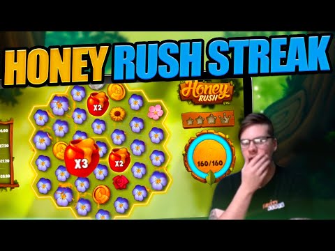 HONEY RUSH SLOT STREAK! Back To Back Wins!