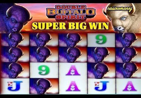 DOUBLE BUFFALO SPIRIT SLOT *SUPER BIG WIN!!* – Slot Machine Bonus