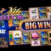 NILE LOTUS | WMS – SUPER BIG WIN!! 20 Spins Double Money Burst Slot Machine Bonus