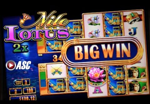 NILE LOTUS | WMS – SUPER BIG WIN!! 20 Spins Double Money Burst Slot Machine Bonus