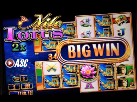 NILE LOTUS | WMS – SUPER BIG WIN!! 20 Spins Double Money Burst Slot Machine Bonus