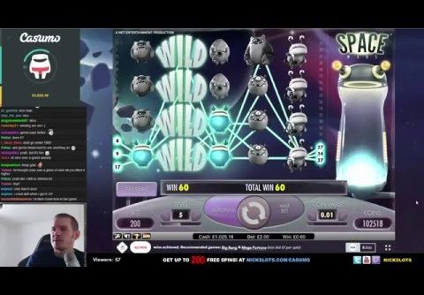 SUPER MEGA WIN on Space Wars Slot – £2 Bet