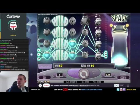 SUPER MEGA WIN on Space Wars Slot – £2 Bet