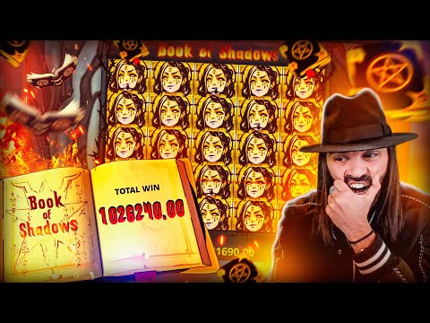 ROSHTEIN watching world Record Win 1.000.000€ on Book of Shadows Slot – TOP 5 Mega wins of the week