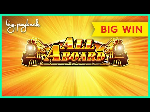 ALL FEATURES! All Aboard Piggy Pennies Slot – BIG WIN BONUS!