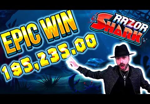 He Won 195.235€ on Razor Shark Slot – TOP 10 Biggest Wins of the Week #9