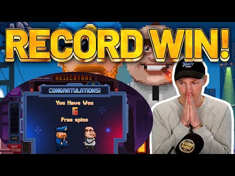 RECORD WIN! Hellcatraz BIG WIN – HUGE WIN ON NEW SLOT FROM RELAX GAMING