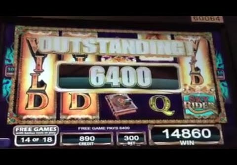 ** SUPER BIG WIN ** HIGH LIMIT POKIE SKY RIDER  $15 BET *** SLOT LOVER **