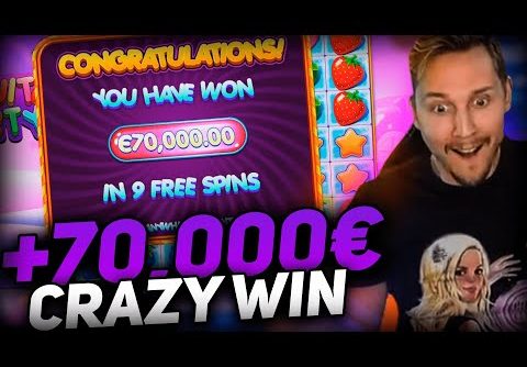 Streamer Record win 70.000€ on Fruit Party Slot – Top 5 Biggest Wins of week